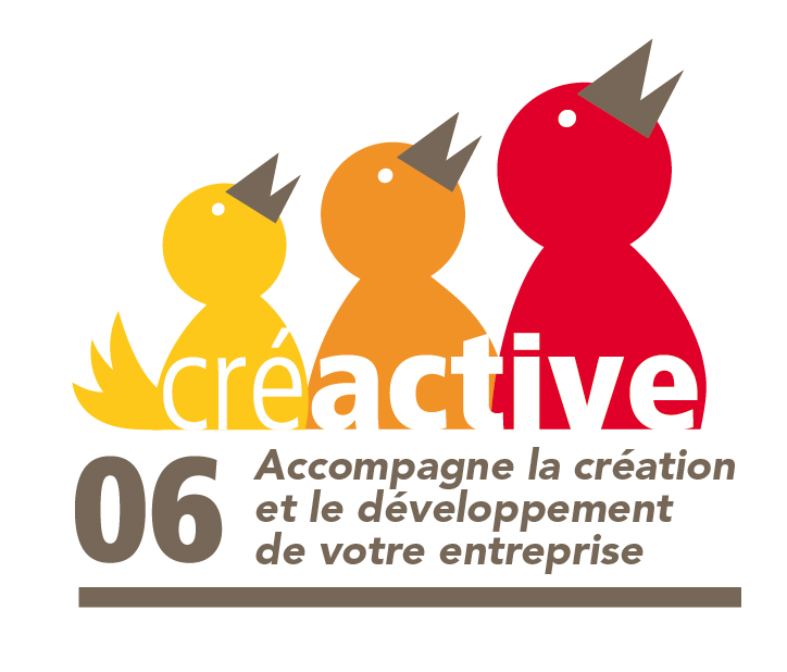 logo créactive couveuse Le logo de la couveuse d'entreprises à Le Cannet Créactive 06
