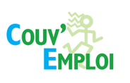 logo couv emploi couveuse afile Le logo de la couveuse d'entreprises en Île de France Couv'Emploi Afile 77