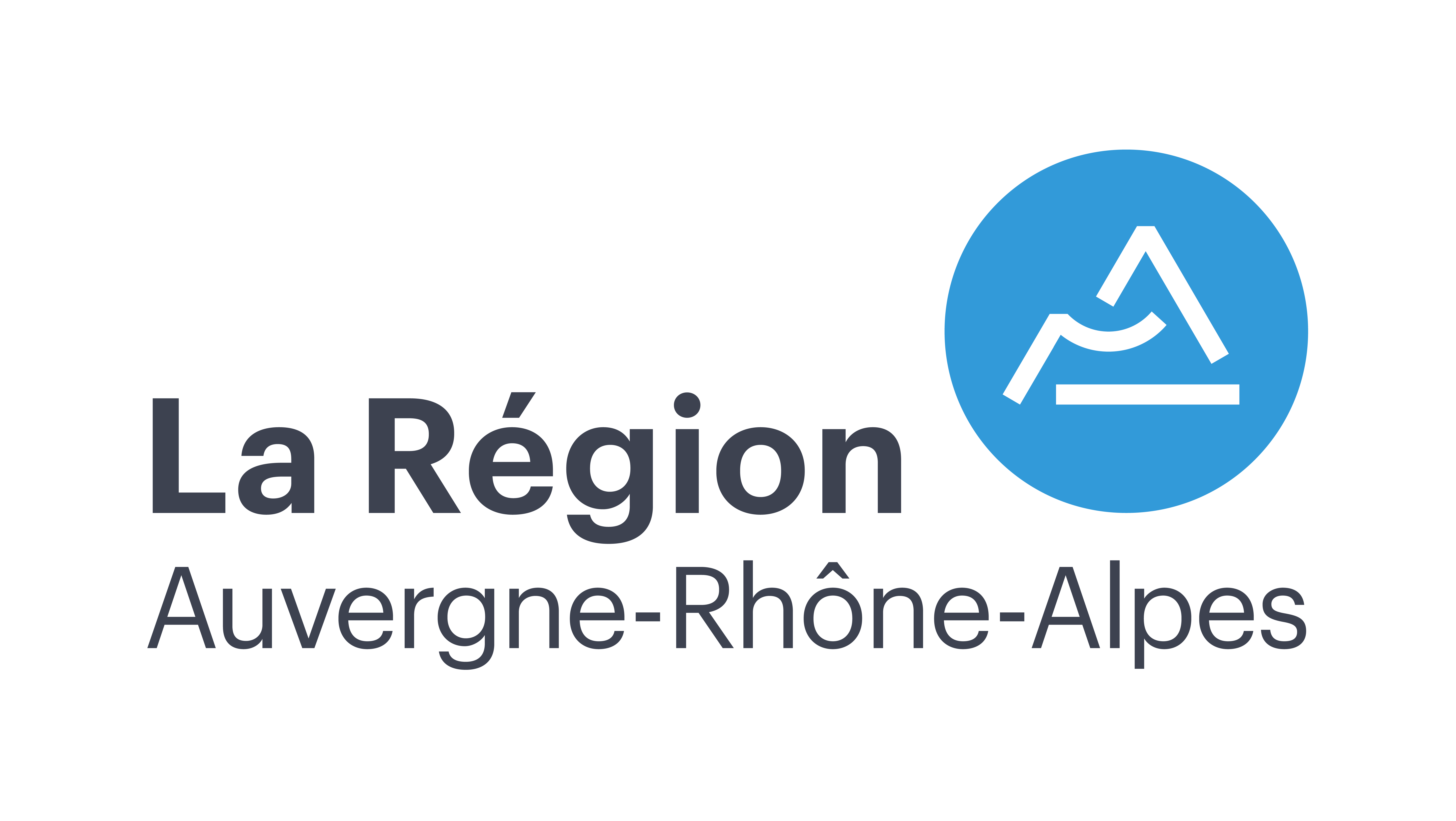 Le logo de la région Auvergne Rhône Alpes où se trouvent plusieurs couveuses d'entreprises
